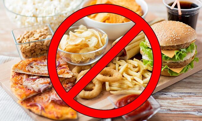 kalça artrozu için yasak gıdalar
